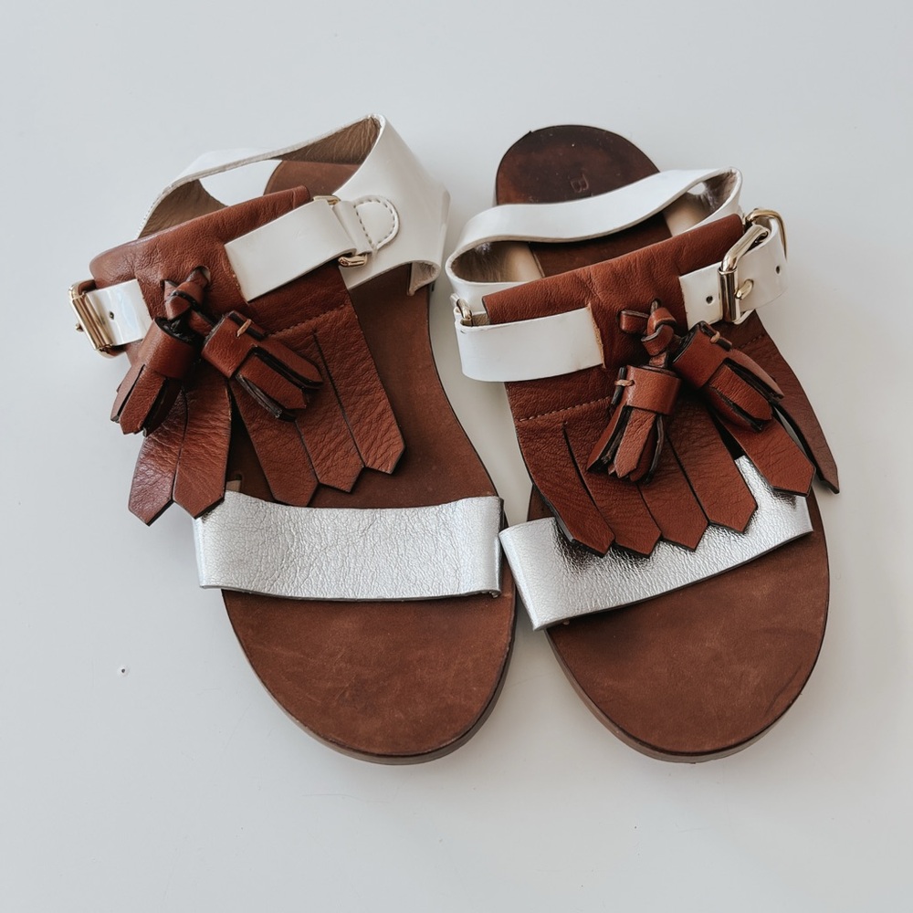 Burberry Tassle Sandals